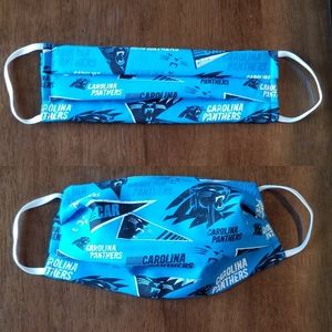 Adult Fabric Face Mask Carolina Panthers